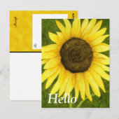 Sunshine op een Briefkaart (Voorkant / Achterkant)