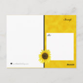 Sunshine op een Briefkaart (Achterkant)