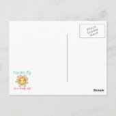 Sunshine op een dag van de troep briefkaart (Achterkant)