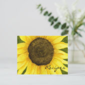 Sunshine op een kaart voor het verkrijgen van een (Staand voorkant)