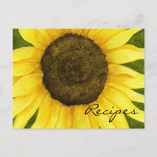 Sunshine op een kaart voor het verkrijgen van een (Voorkant)