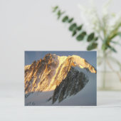 Sunshine op Mount Blanc Briefkaart (Staand voorkant)