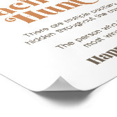 Sunshine Pacifier Hunt Boho Sun Baby shower Sign Poster (Hoek)