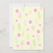 Sunshine Party Invitation, onze kleine zonneschijn Kaart (Achterkant)