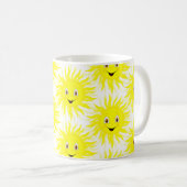 Sunshine Pattern Baby Koffiemok (Voorkant rechts)