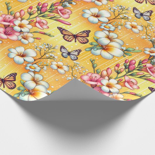 Sunshine Petals Cadeaupapier (Hoek)