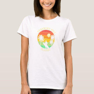 Sunshine Pill Skagway Summer Alaska Tropical Beach T-shirt