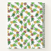 Sunshine Pineappels Graphic Pattern Notitieboek (Achterkant)