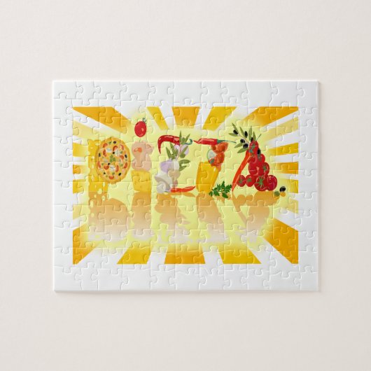Sunshine Pizza Legpuzzel (Horizontaal)