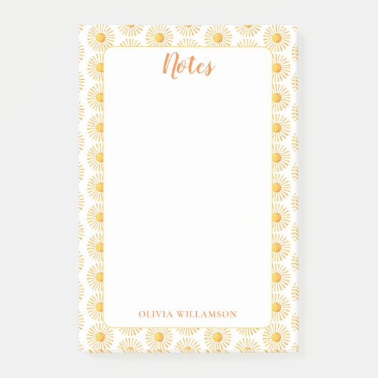 Sunshine Planner pagina's om te doen lijst Post-it® Notes (Voorkant)