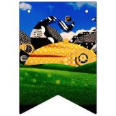 SUNSHINE POLKA DOT bunting banner (Eerste vlag)