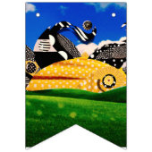 SUNSHINE POLKA DOT bunting banner (Derde vlag)