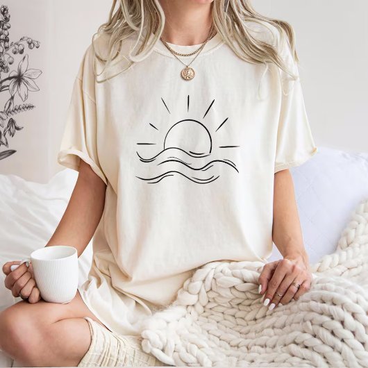 Sunshine Positive Vibes Summer T-shirt