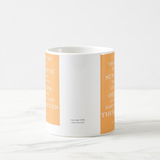 SUNSHINE QUOTE-MOK - KOFFIEMOK (Center)