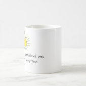 Sunshine quote mug koffiemok (Center)