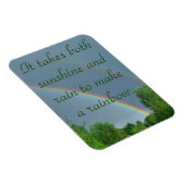 Sunshine & Rain maakt een regenboogspreekwoord Magneet (Rechterzijde)