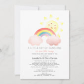 Sunshine & Rainbow Baby shower per post Kaart (Voorkant)
