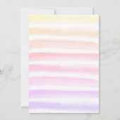 Sunshine & Rainbow Baby shower per post Kaart (Achterkant)