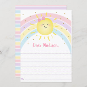 Sunshine Rainbow Birthday Time Capsule Kaarten