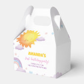 Sunshine Rainbow Favor Box Verjaardagsfeest Bedankdoosjes (Achterkant)