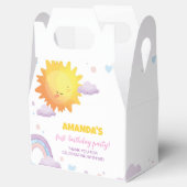 Sunshine Rainbow Favor Box Verjaardagsfeest Bedankdoosjes (Geopend)