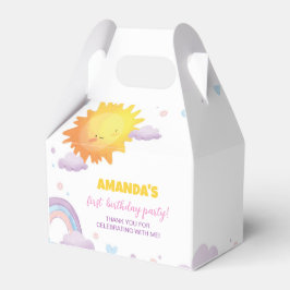 Sunshine Rainbow Favor Box Verjaardagsfeest Bedankdoosjes