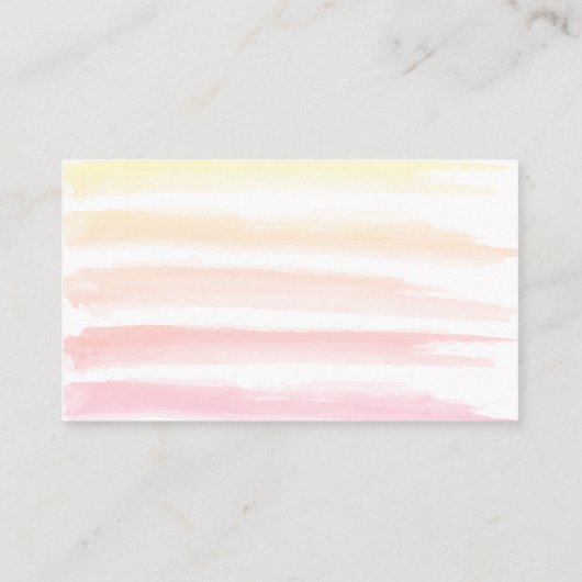 Sunshine & Rainbow Luier Raffle Ticket Informatiekaartje (Achterkant)