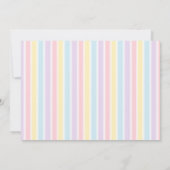 Sunshine Rainbow Pink Gold Birthday Hartelijk dank Kaart (Achterkant)