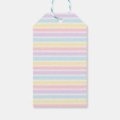 Sunshine Rainbow Pink Gold Pastel Birthday Cadeaulabel (Achterkant)