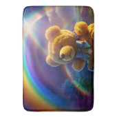Sunshine Rainbow Teddy Bear Wonderland Badmat (Voorkant Verticaal)