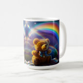 Sunshine Rainbow Teddy Bear Wonderland Koffiemok (Voorkant rechts)