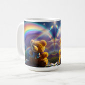 Sunshine Rainbow Teddy Bear Wonderland Koffiemok (Voorkant links)