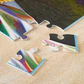 Sunshine Rainbow Teddy Bear Wonderland Legpuzzel (Zijkant)