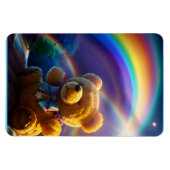 Sunshine Rainbow Teddy Bear Wonderland Magneet (Horizontaal)