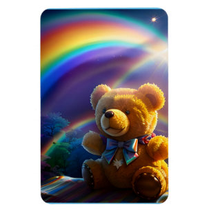 Sunshine Rainbow Teddy Bear Wonderland Magneet