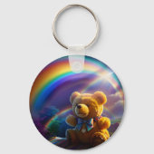 Sunshine Rainbow Teddy Bear Wonderland Sleutelhanger (Achterkant)