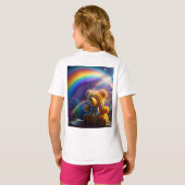 Sunshine Rainbow Teddy Bear Wonderland T-shirt (Achterkant volledig)