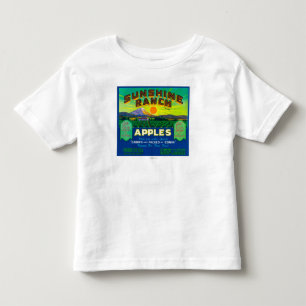Sunshine Ranch Apple Label - Wapato, WA Kinder Shirts