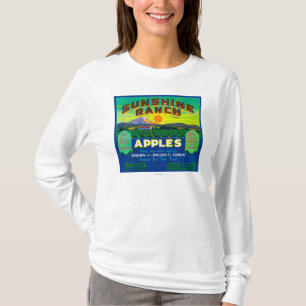 Sunshine Ranch Apple Label - Wapato, WA T-shirt
