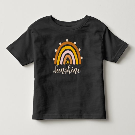 Sunshine - Regenboogzon T-Shirt (Voorkant)