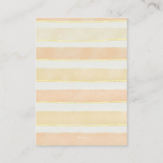 Sunshine Retro Zomer Strand Baby Luier Raffle Informatiekaartje (Achterkant)