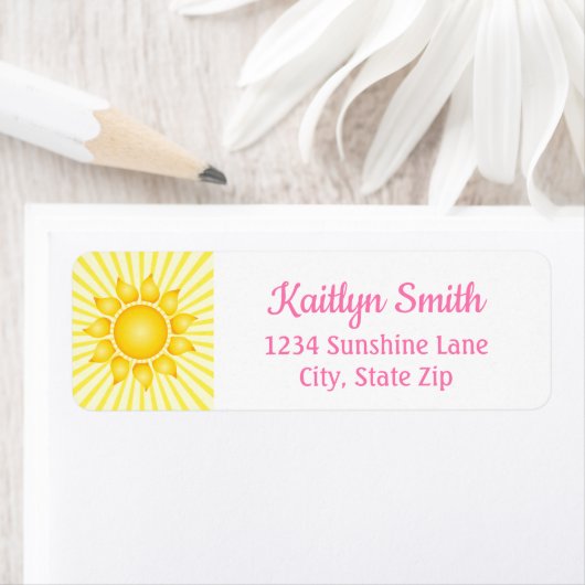 Sunshine Return Address Label (Insitu)