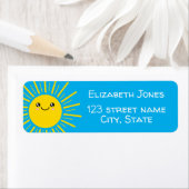 Sunshine Return-adres Etiket (Insitu)