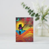 "Sunshine Rock" Chubby Card Visitekaartje (Staand voorkant)