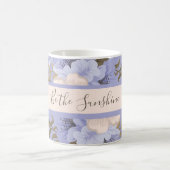 Sunshine Romantic Violet & Sage Botanical Floral Koffiemok (Center)