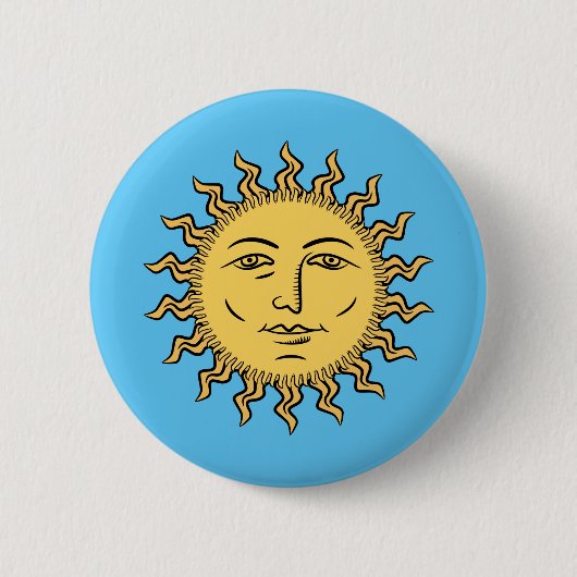 Sunshine Ronde Button 5,7 Cm (Voorkant)