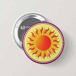 Sunshine Ronde Button 5,7 Cm