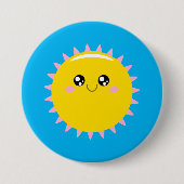 Sunshine Ronde Button 7,6 Cm (Voorkant)