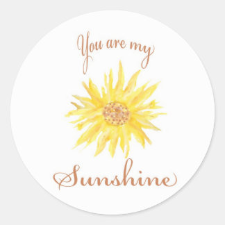 Sunshine Ronde Sticker