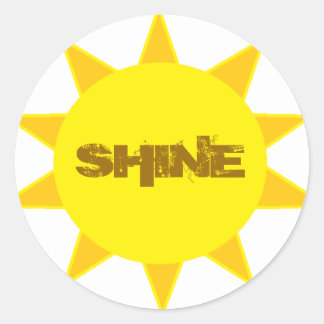 Sunshine Ronde Sticker